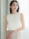 【SALE/63%OFF】coca 【WEB限定セール】ハイネックノースリーブニットトップス コカ トップス ノースリーブ・タンクトップ ブラック パープル オ...