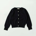 branshes ニットカーディガン ブランシェス トップス カーディガン ネイビー ホワイト