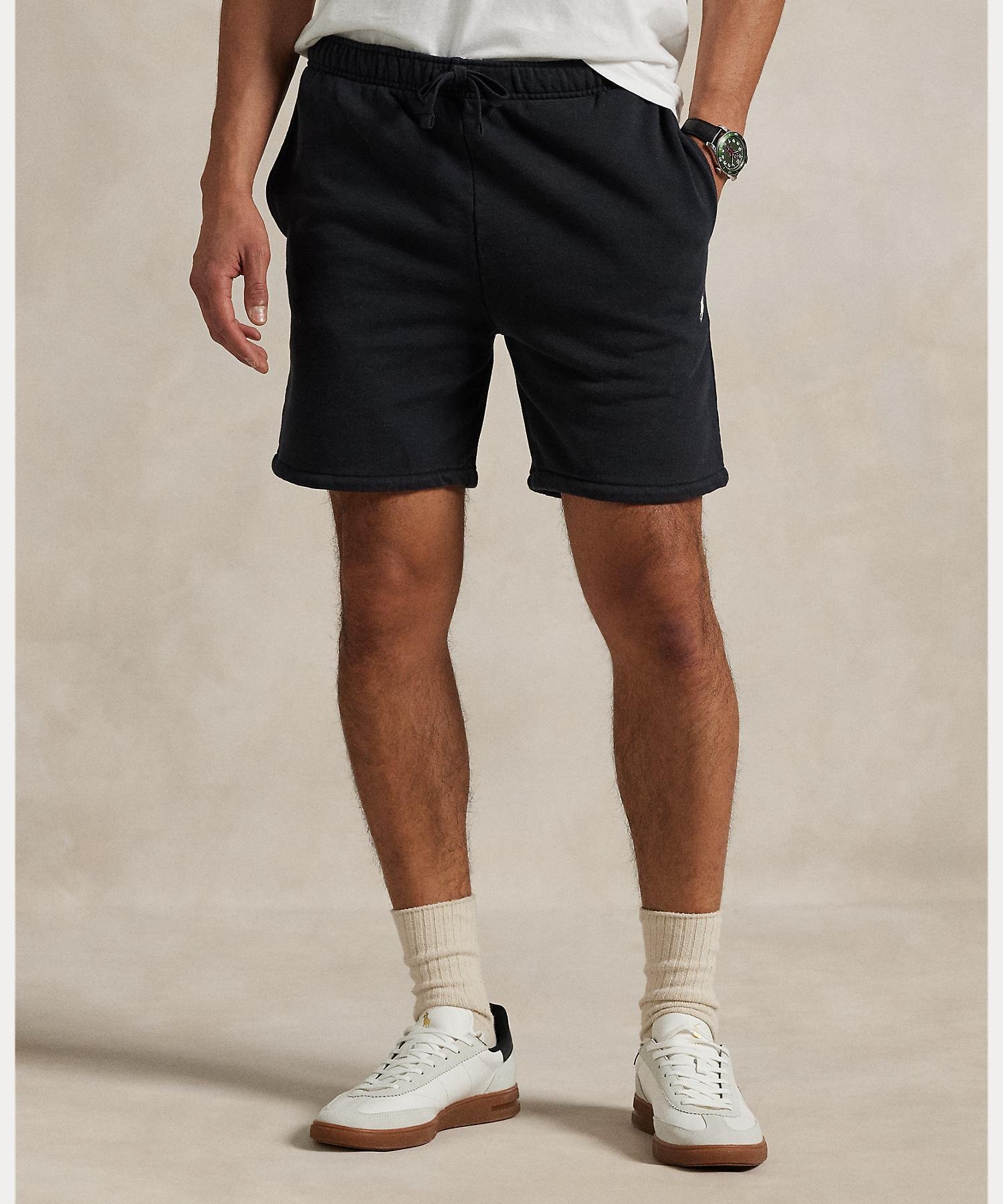 6.5インチ ループバック フリース ショートパンツ ラルフローレン パンツ その他のパンツ ブラック