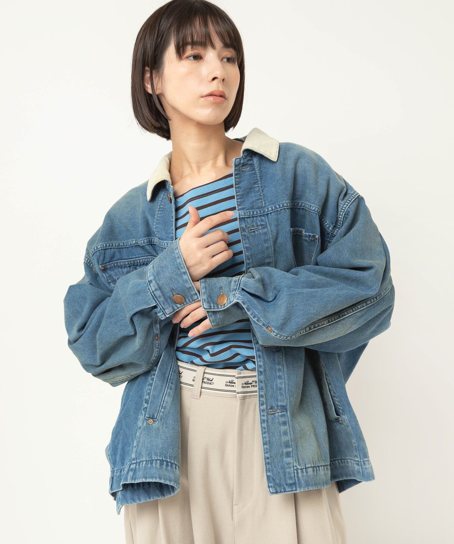 RNA-N J2178 デトロイトジャケット アールエヌエーエヌ ジャケット・アウター デニムジャケット ブルー