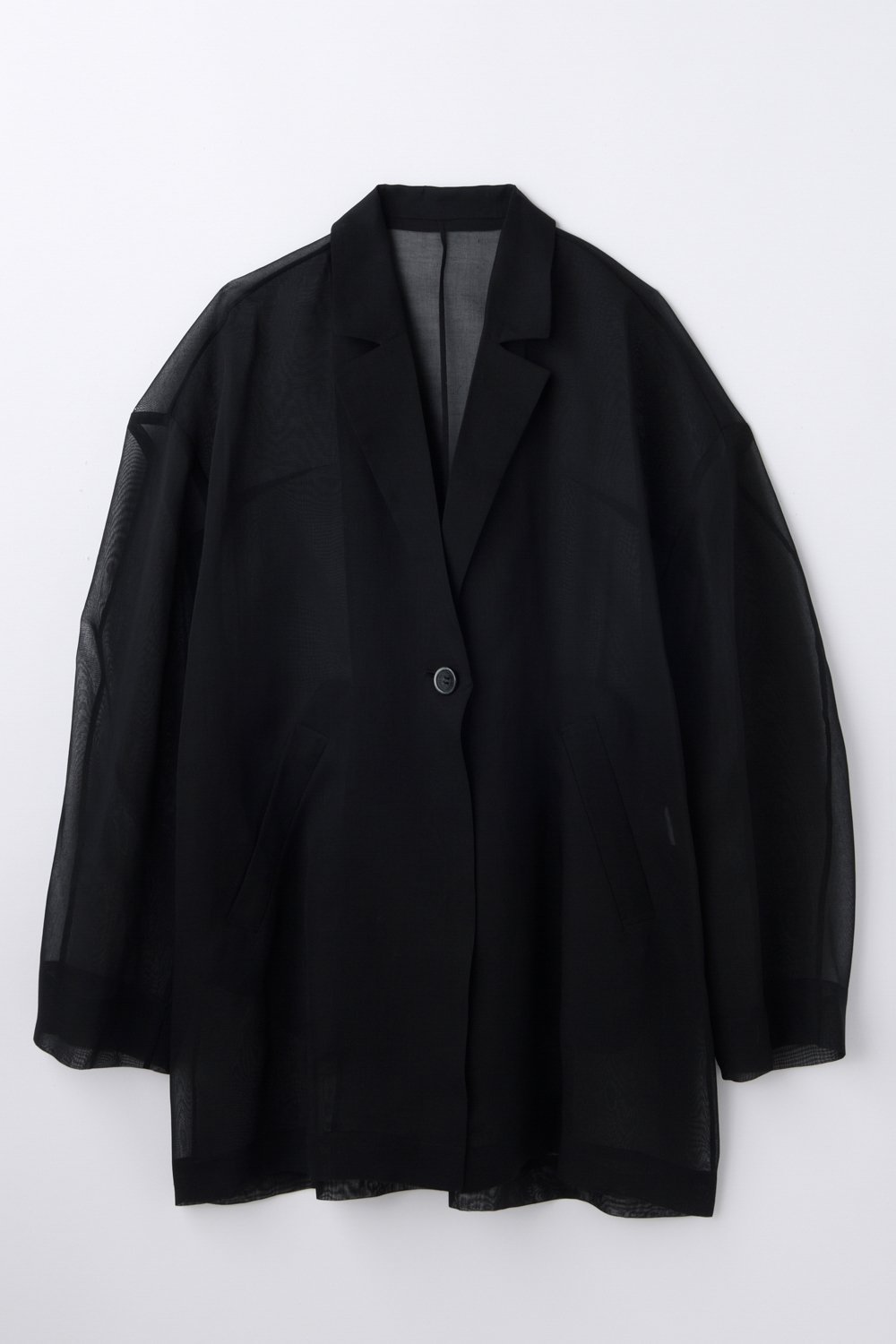 ENFOLD SHERR BIG JACKET エンフォルド ジャケット・アウター テーラードジャケット・ブレザー ホワイト ブラック