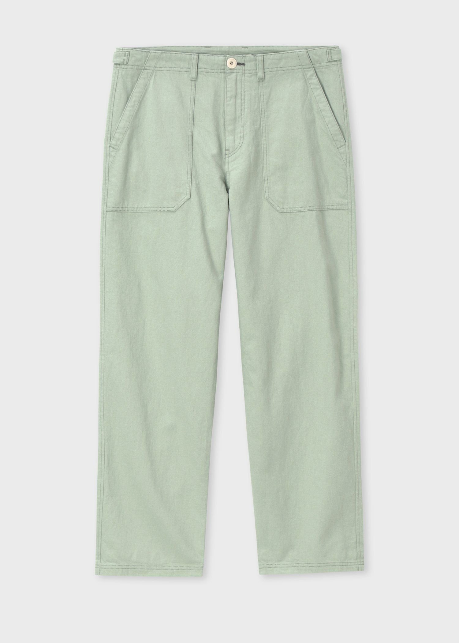 PS Paul Smith コットンリネン ベイカーパンツ ポール・スミス パンツ スラックス・ドレスパンツ グリーン ベージュ ブルー パープル【送料無料】