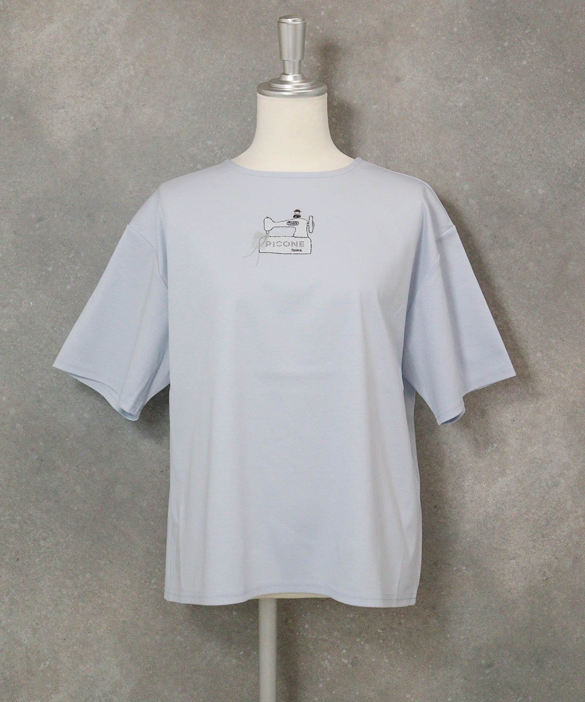 STUDIO PICONE 【スタジオピッコーネ公式】コットン100%ラメ刺繍プルオーバー スタジオピッコーネ トップス カットソー・Tシャツ ピンク ブラック ホワイト【送料無料】