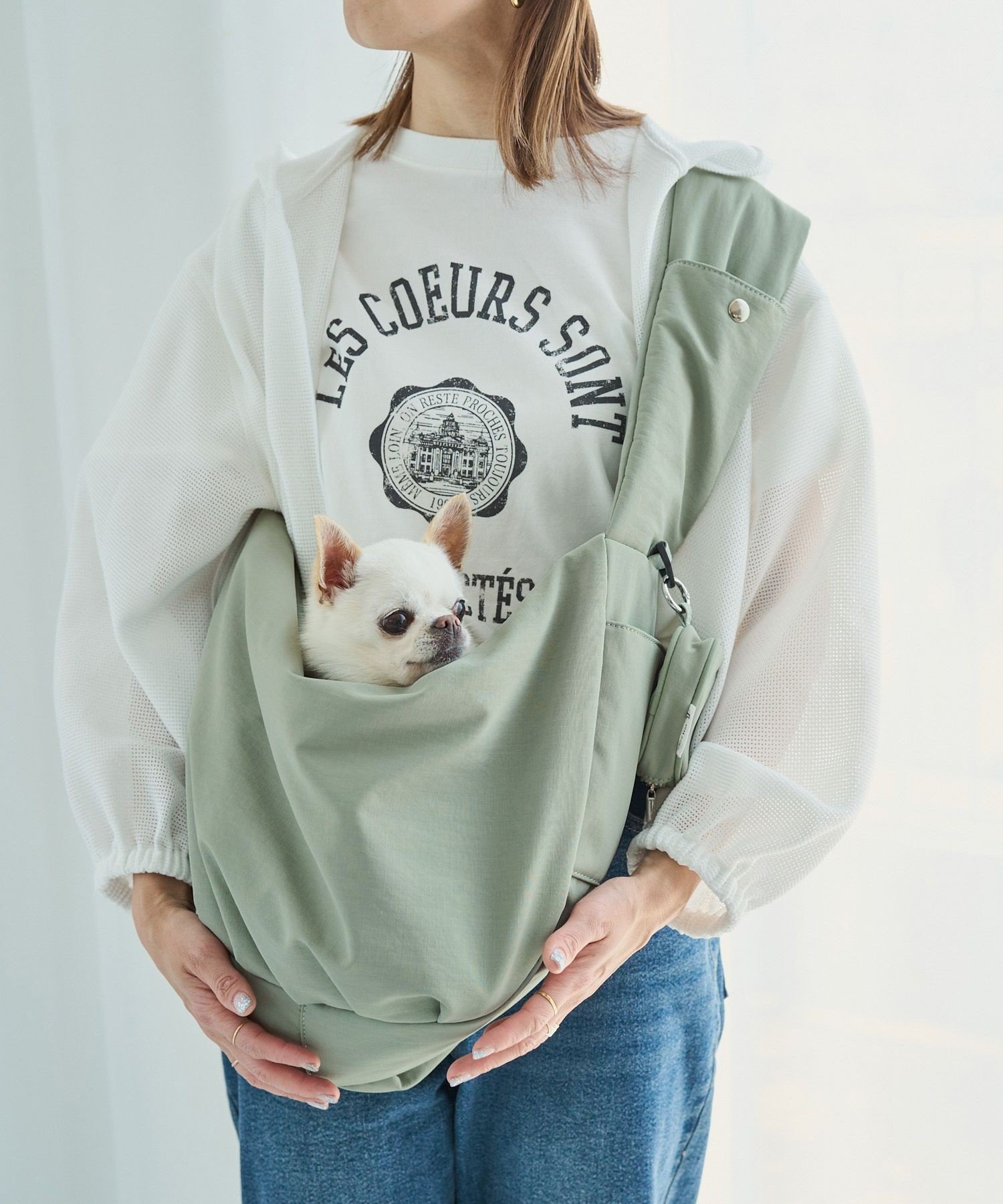 【SALE／20%OFF】ROPE' PICNIC PASSAGE 【DOG】ナイロンスリングバッグ ロペピクニック ペット用品 ペットウェア・ペット服【送料無料】 stylife-15680412 Rakuten Fashion サンプル画像3