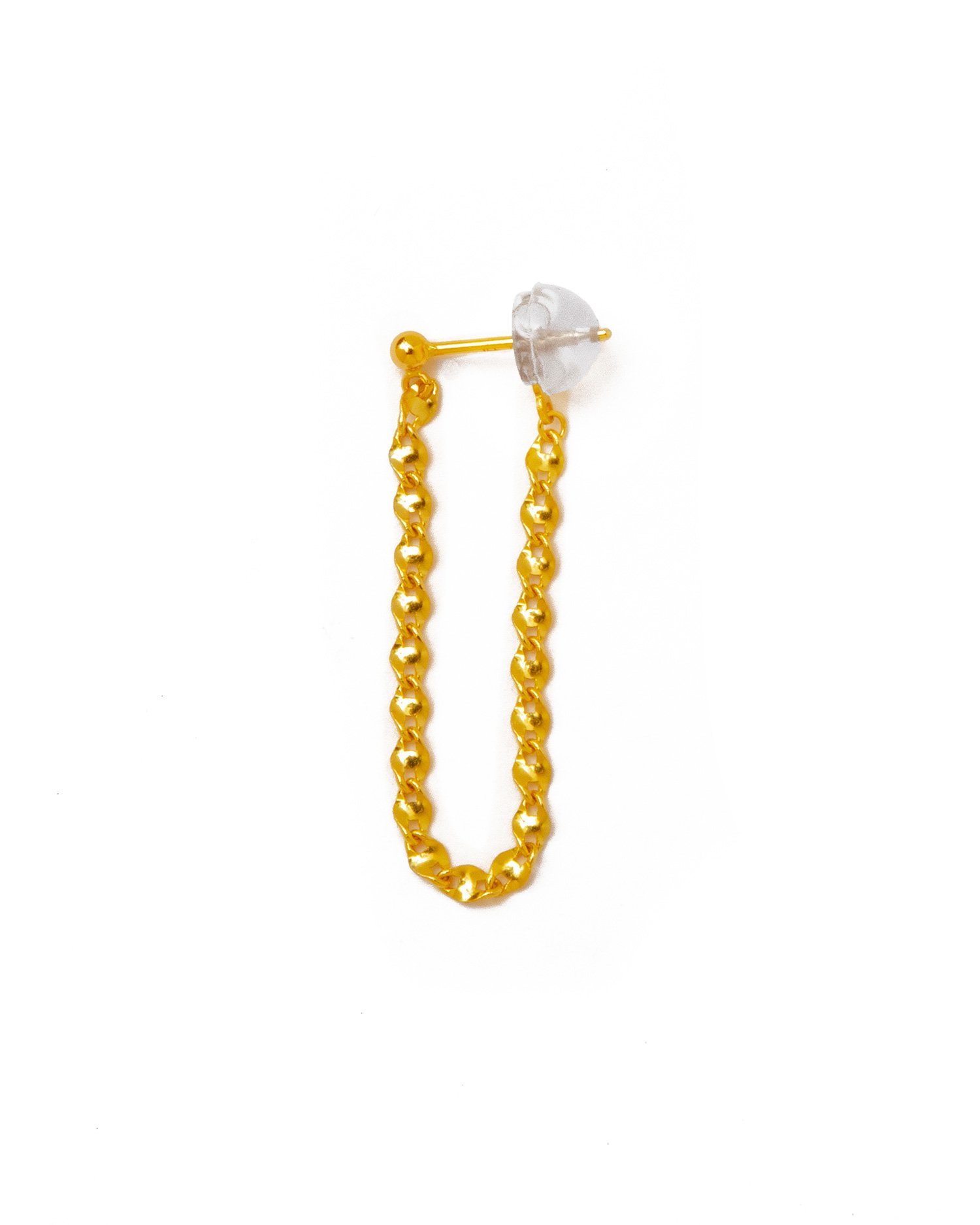 les bon bon les bonbon/K18 aria drape pierce single/アリア ドレープ ピアス 18金 フォブ アクセサリー・腕時計 ピアス ゴールド【送料無料】