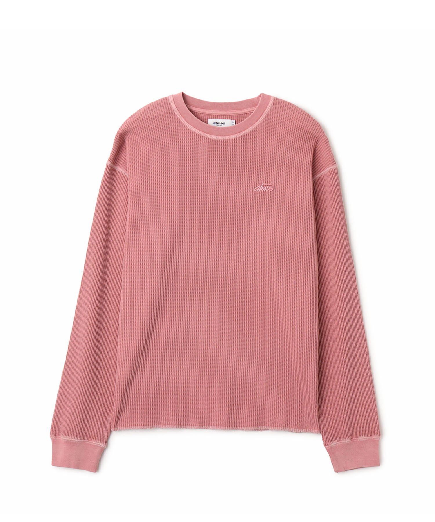 atmos atmos Waffle LS T-shirt PINK アトモス トップス カットソー・Tシャツ ピンク
