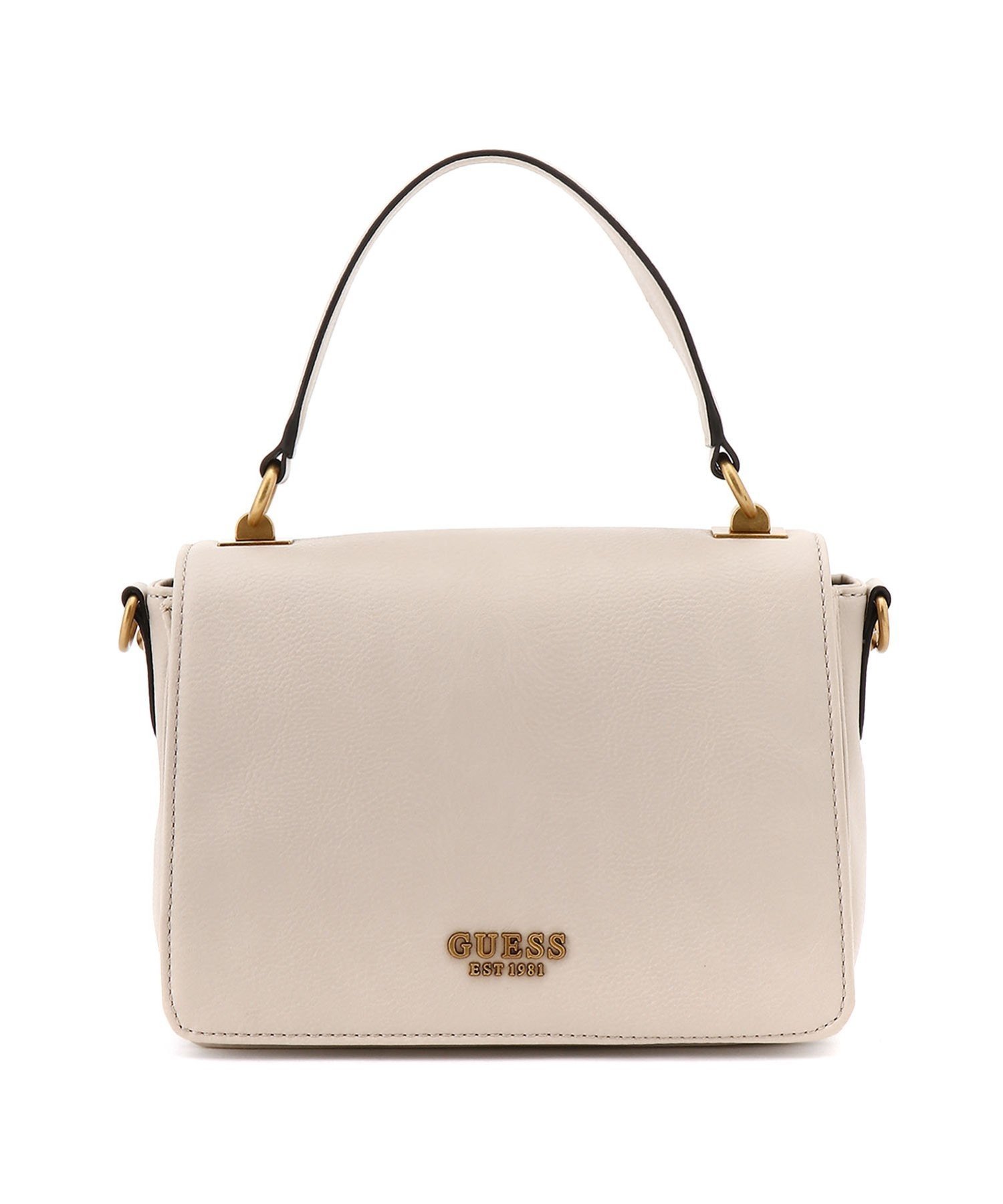 GUESS ハンドバッグ (W)ARJA Top Handle Flap ゲス バッグ ショルダーバッグ グリーン ブラウン ブラック ホワイト