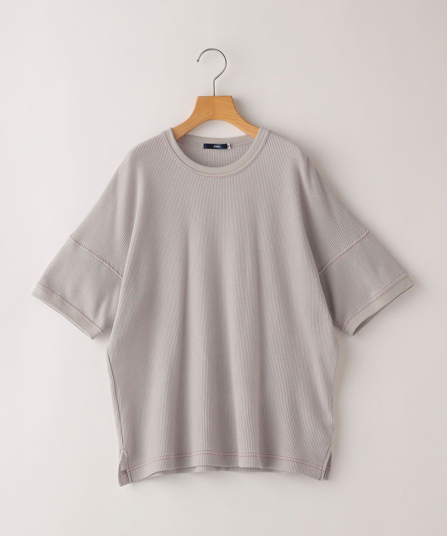 楽天Rakuten Fashion【SALE／40％OFF】SHIPS KIDS THYARD:130~170cm / ワッフル 半袖 TEE シップス トップス カットソー・Tシャツ ブラック ブルー グレー【送料無料】