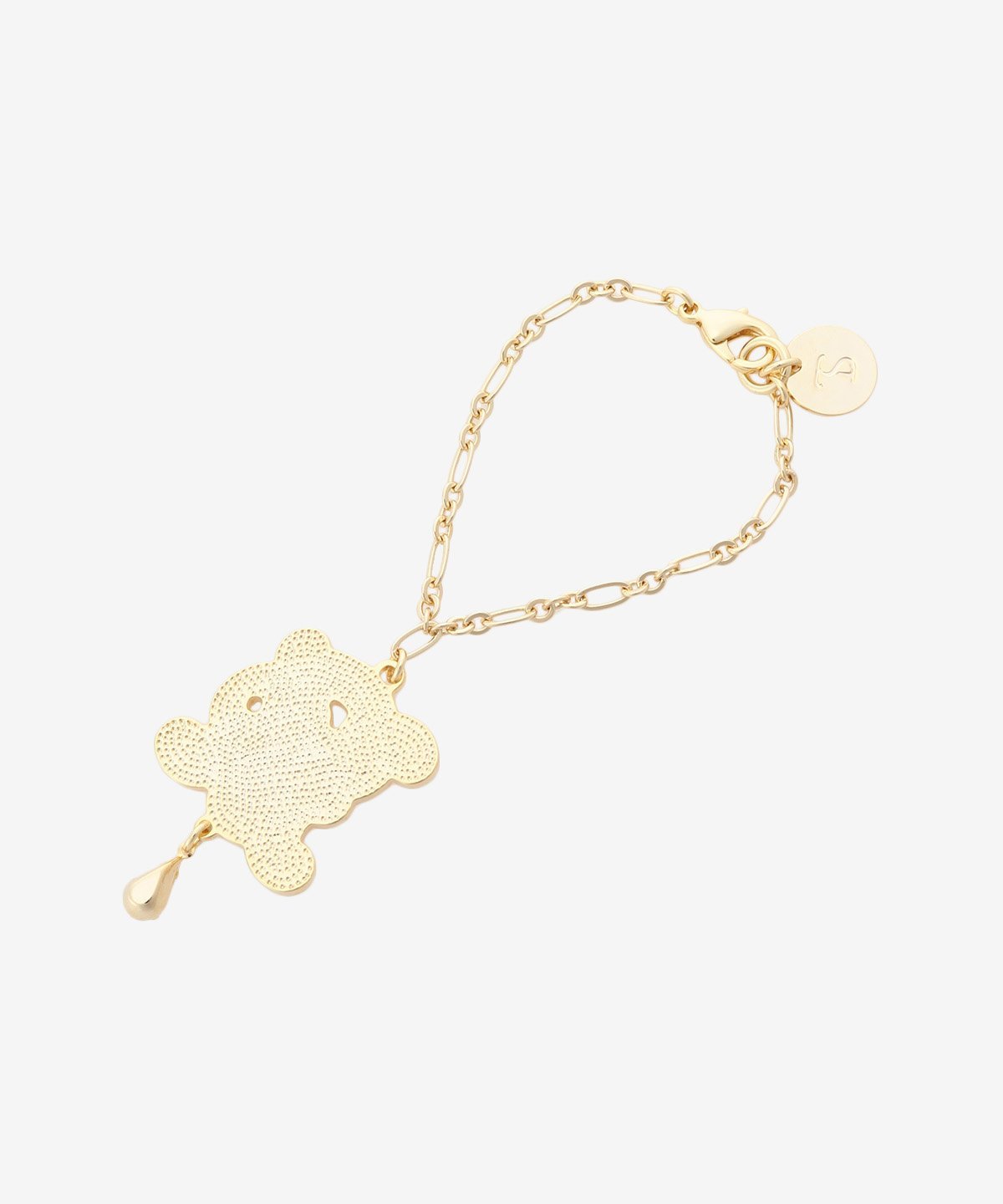 SAMANTHAVEGA ドロップストーンイニシャルバッグチャーム(R) サマンサ ベガ ファッション雑貨 チャーム・キーチェーン ゴールド