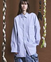 MAISON SPECIAL 120/2 Suvin Cotton Typewriter Prime-Over Shirt Coat メゾンスペシャル トップス...