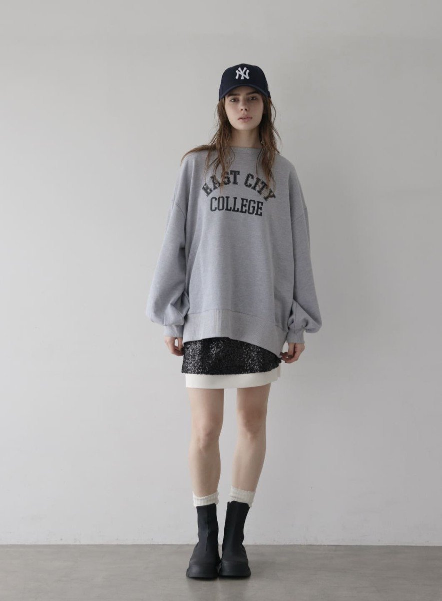 【SALE／80%OFF】COEL レイヤードスパンコールミニスカート コエル スカート ミニスカート シルバー ブラック【送料無料】