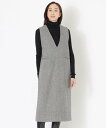S.ESSENTIALS 【レインウール】ジャンパースカート エス エッセンシャルズ ワンピース・ドレス その他のワンピース・ドレス ブラウン グレー【送料無料】(4)