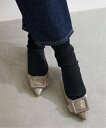 LE TALON TEMPERATE/テンパレイト BUCKLE NINA ルタロン シューズ・靴 パンプス ブラック グレー【送料無料】