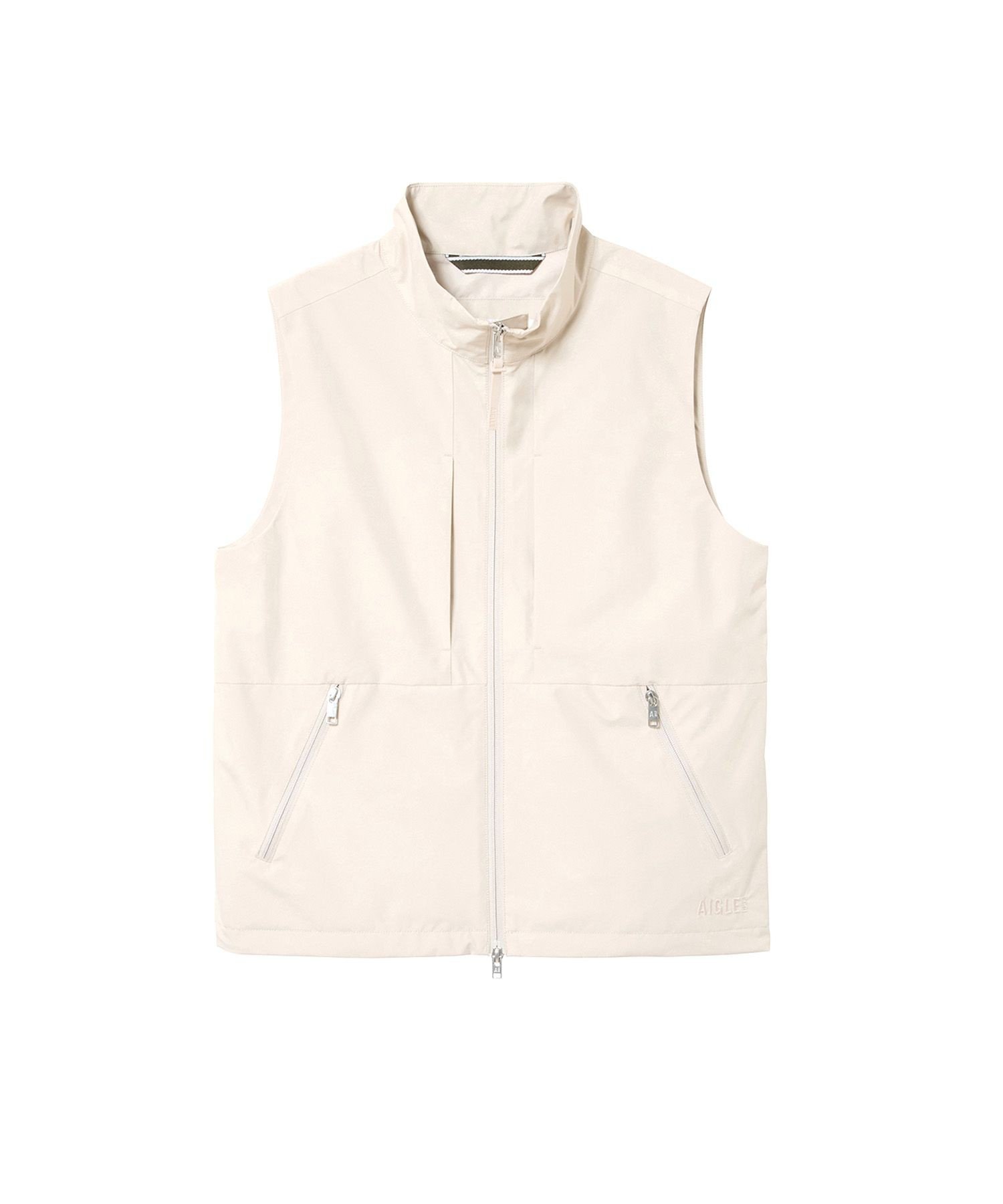 【SALE／30%OFF】AIGLE GORE-TEX ゴアテックスウインドストッパー(R) 防風 撥水 透湿 スリーブレスベスト エーグル トップス ベスト・ジレ ネイビー ホワイト【送料無料】