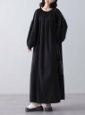 【SALE/30%OFF】Doux Belle ワンピース 長袖 ロング ドゥー・ベル ワンピース・ドレス チュニック ブルー ブラック