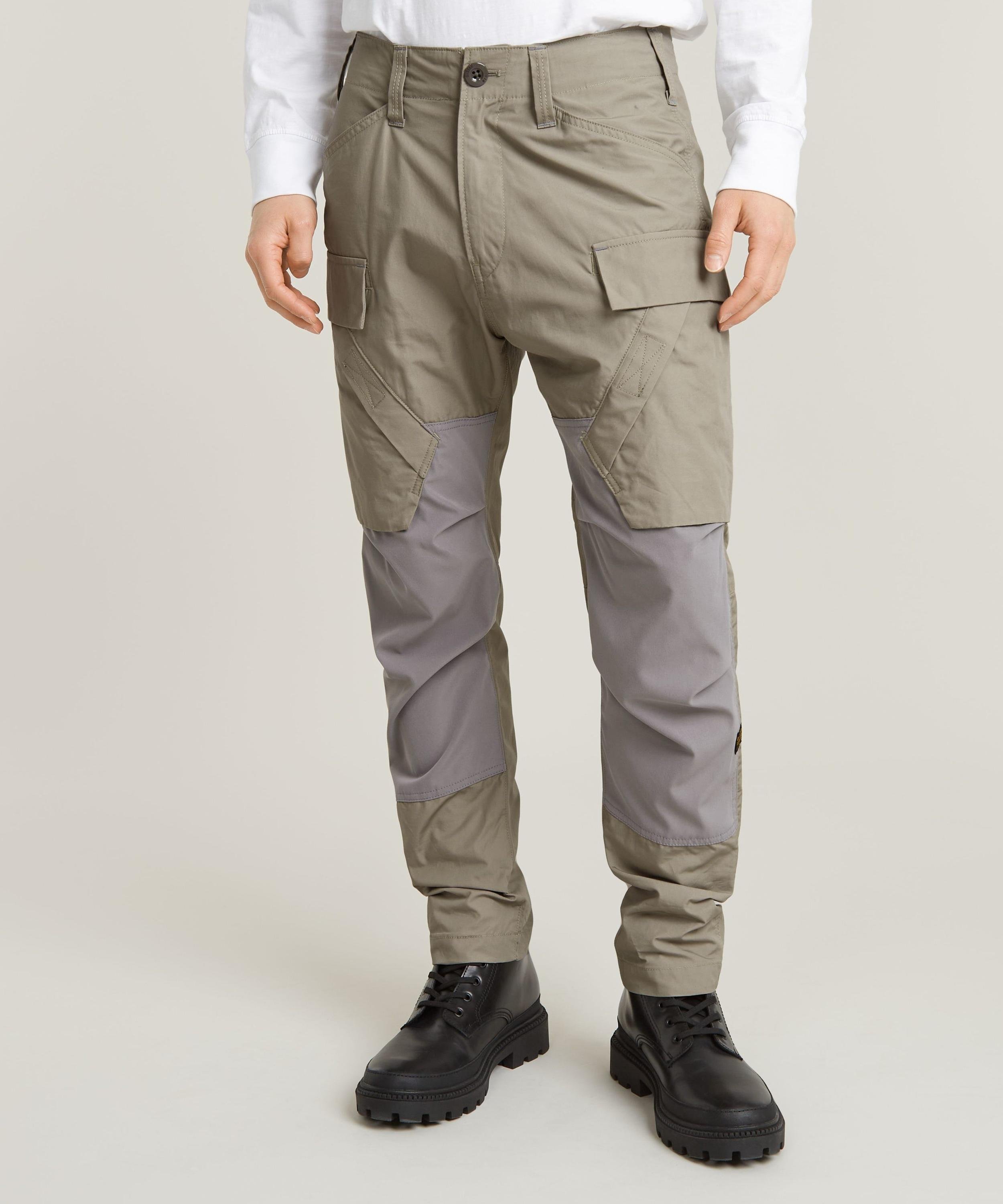 【公式ショップ】3D REGULAR TAPERED CARGO PANTS 3.0/立体裁断テーパードカーゴパンツ ジースターロゥ パンツ カーゴパンツ グレー
