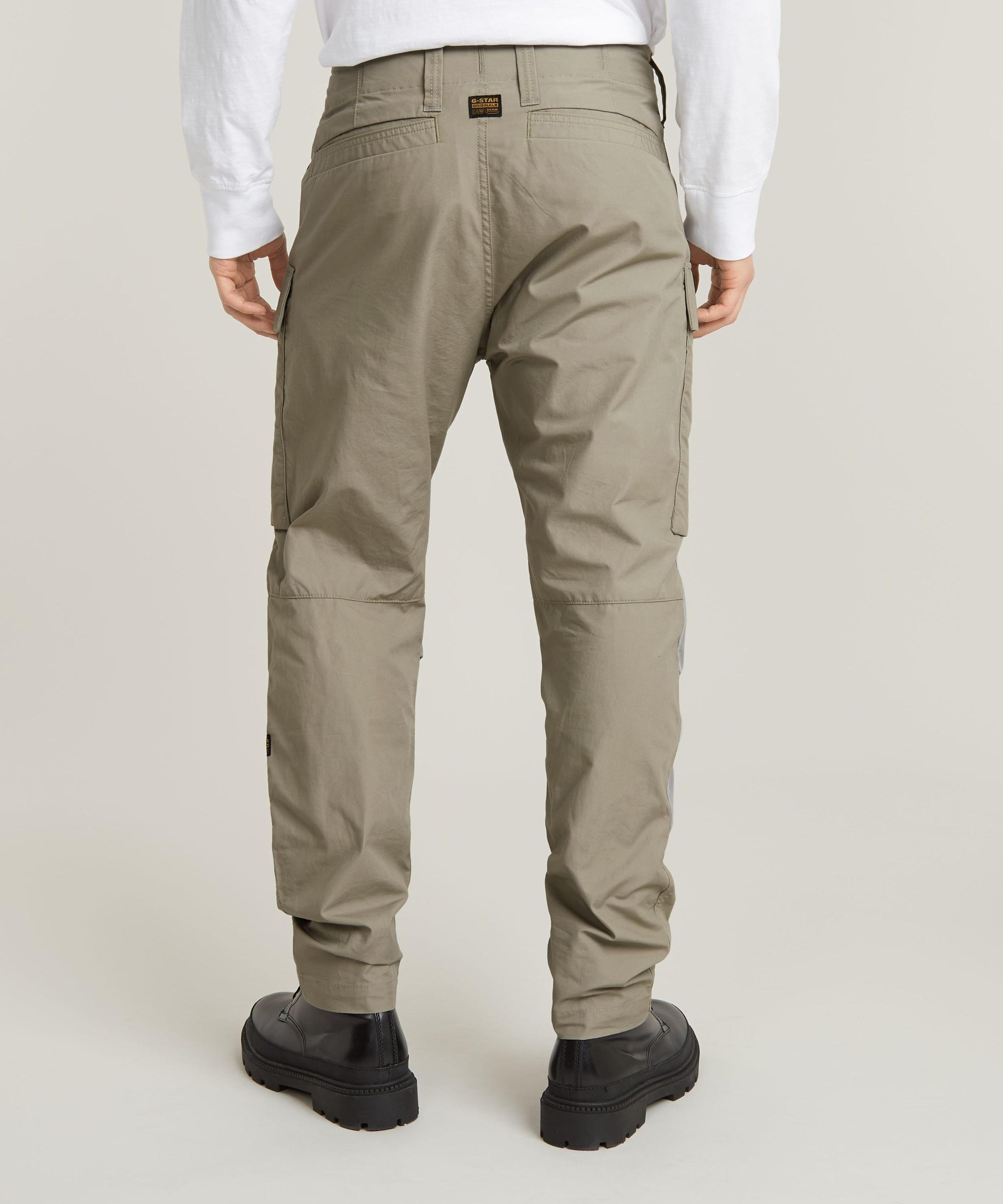 【公式ショップ】3D REGULAR TAPERED CARGO PANTS 3.0/立体裁断テーパードカーゴパンツ ジースターロゥ パンツ カーゴパンツ グレー