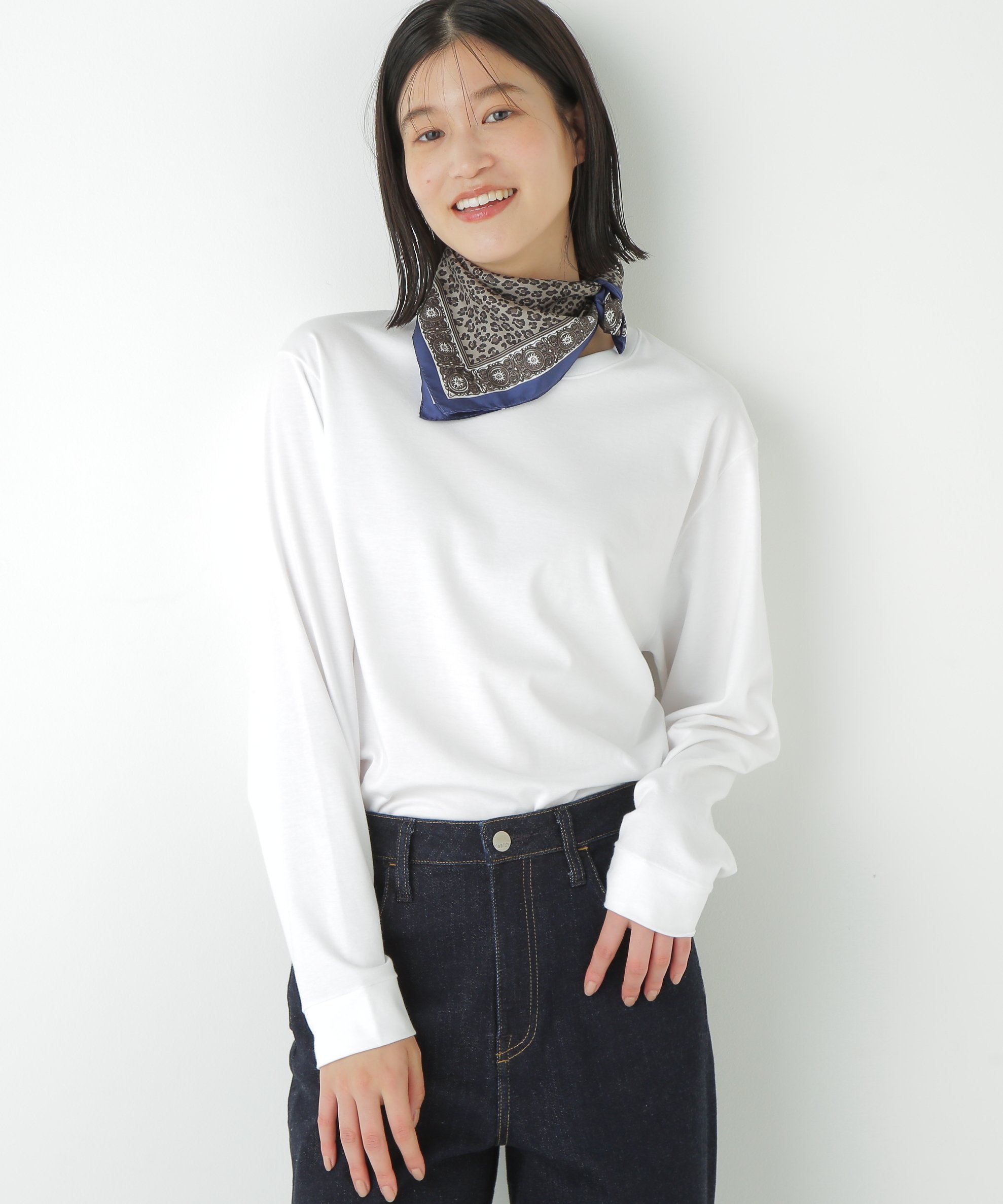 human woman ◆ゼロロックコットンスムースカットソー ヒューマン ウーマン トップス カットソー・Tシャツ ホワイト