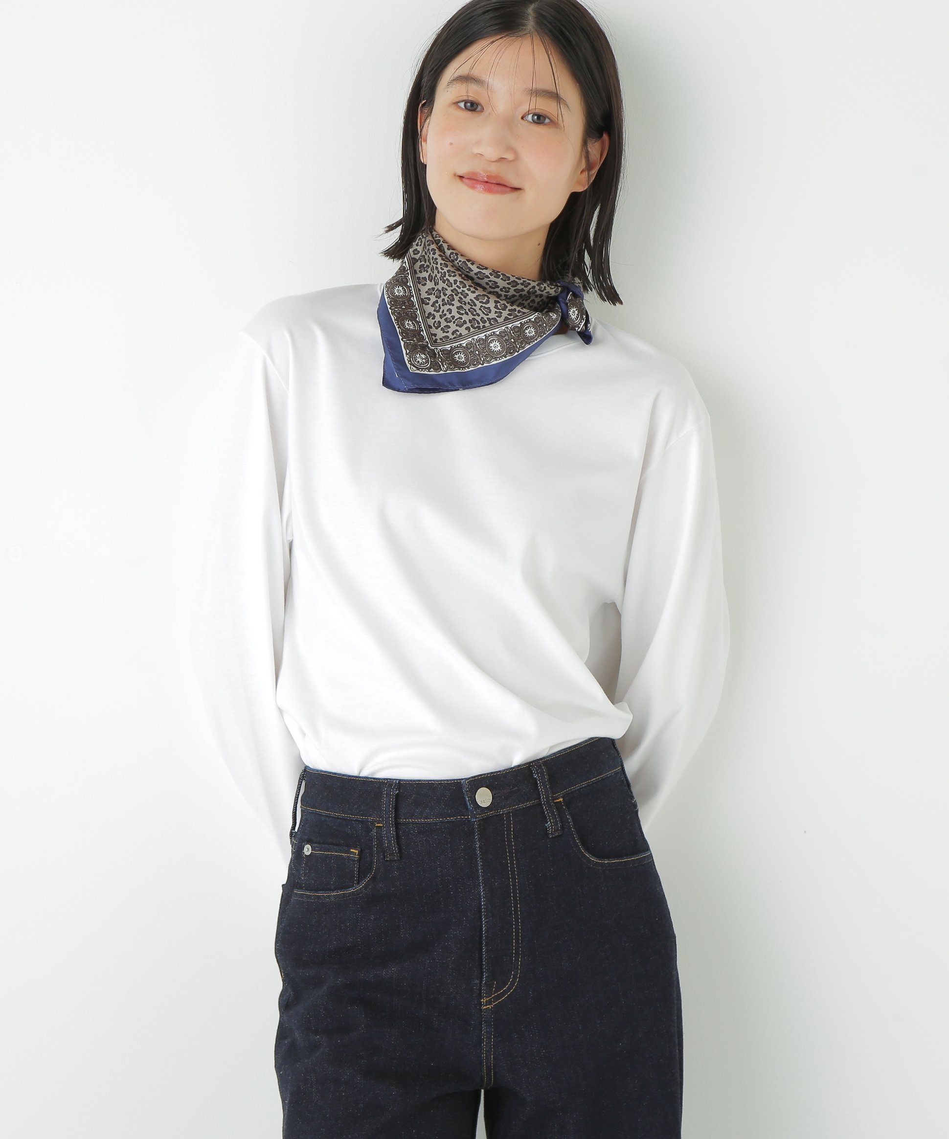 human woman ◆ゼロロックコットンスムースカットソー ヒューマン ウーマン トップス カットソー・Tシャツ ホワイト