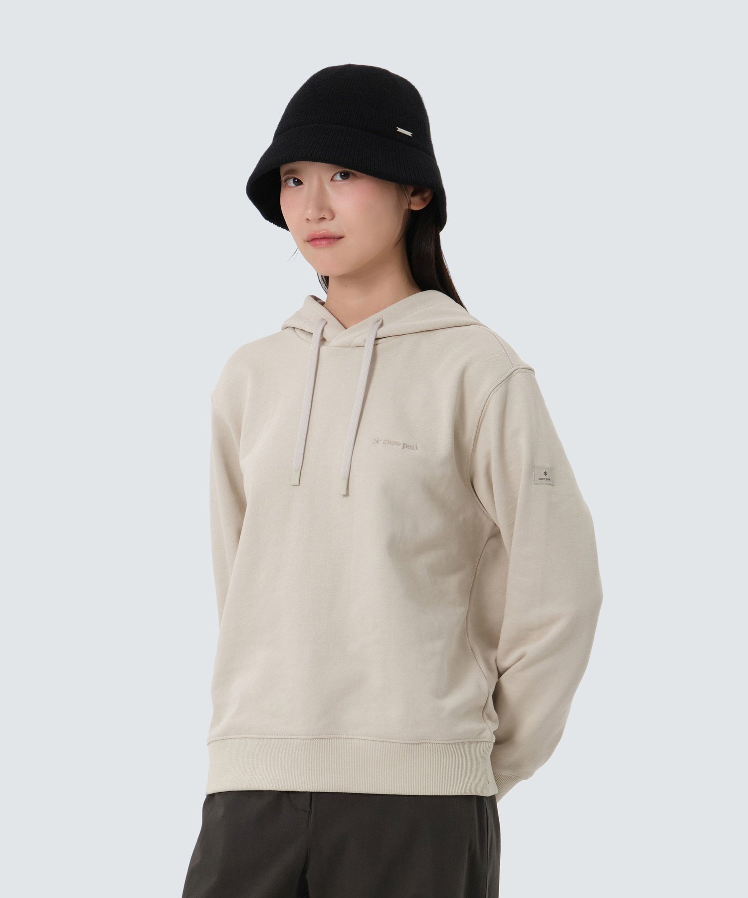 Snow Peak Land Women's Hood T-Shirt スノーピーク トップス パーカー・フーディー ベージュ ブラック グレー【送料無料】