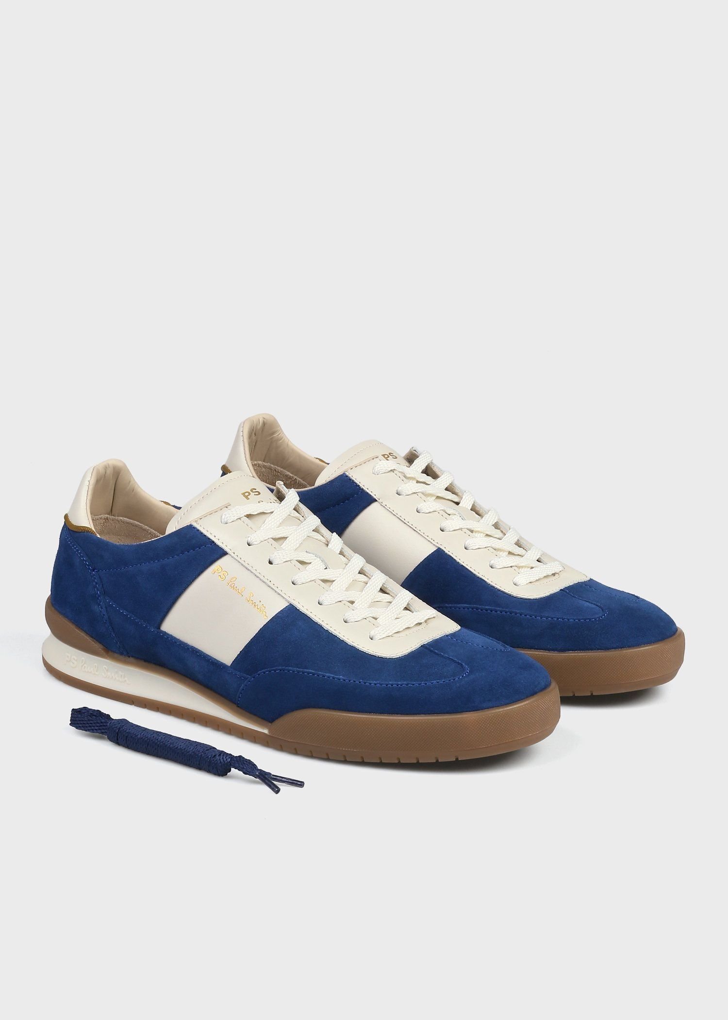 PS Paul Smith "Dover" スエードパネル スニーカー ポール・スミス シューズ・靴 その他のシューズ・靴 ブルー【送料無料】