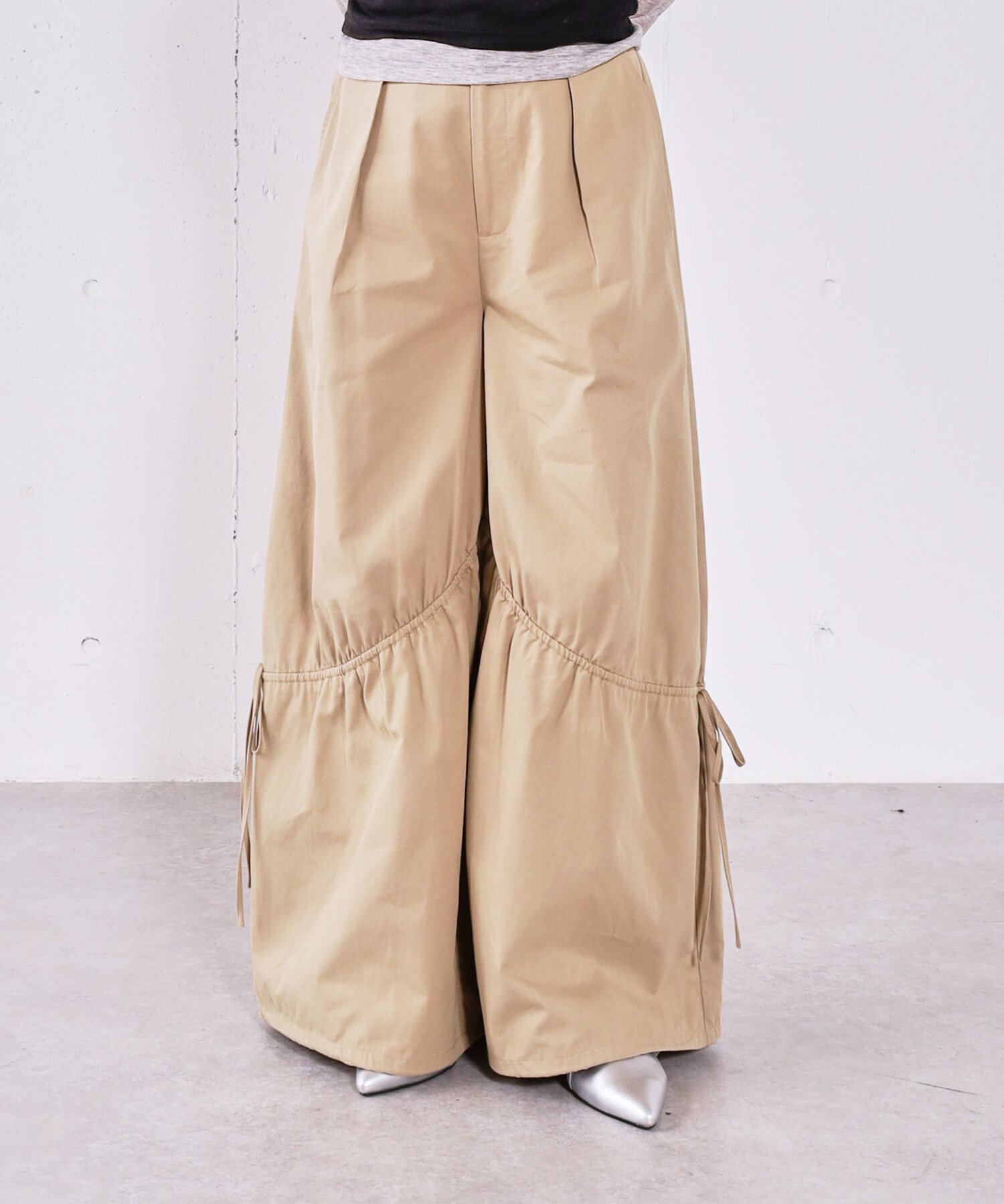 archives ドロストカーゴPT アルシーヴ パンツ その他のパンツ ホワイト ベージュ カーキグリーン【送料無料】
