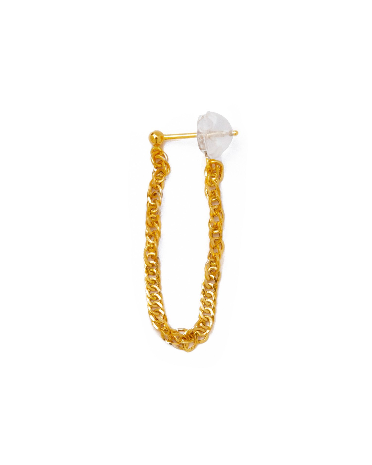 les bon bon les bonbon/K18 hanna drape pierce single/ハンナ ドレープ ピアス 18金 フォブ アクセサリー・腕時計 ピアス ゴールド【送料無料】