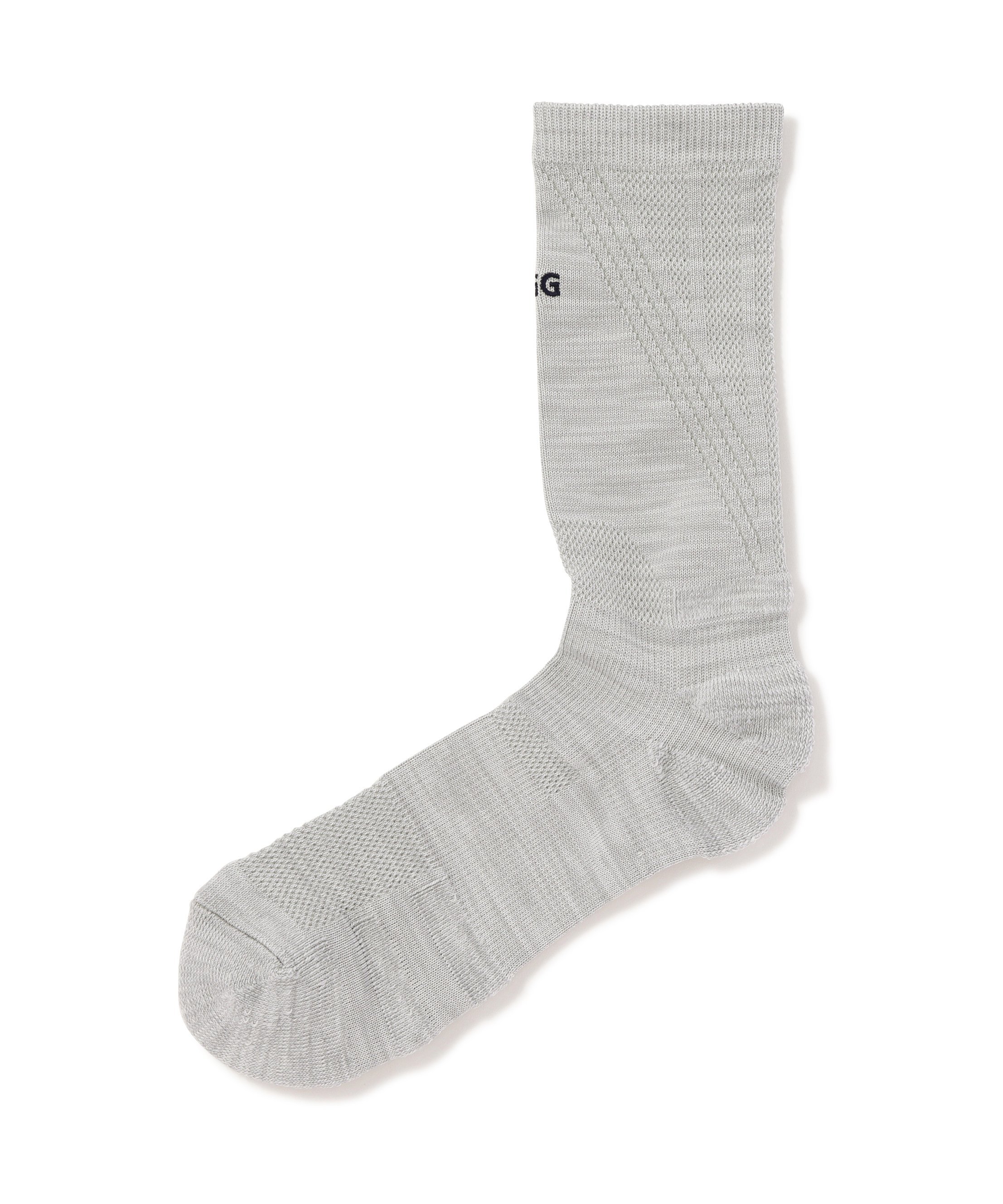 PEARLY GATES 着圧ミドルソックス (UNISEX) パーリーゲイツ 靴下・レッグウェア 靴下 グレー ネイビー