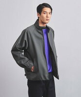 UNITED ARROWS ギャバジン ハリントン ジャケット ユナイテッドアローズ ジャケット・アウター その他のジャケット・アウター グレー ブラック