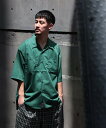 ビームス 【SALE／50%OFF】BEAMS MEN BEAMS / T/Cツイル ワーク イージーシャツ ビームス アウトレット トップス シャツ・ブラウス グリーン ベージュ ネイビー【送料無料】