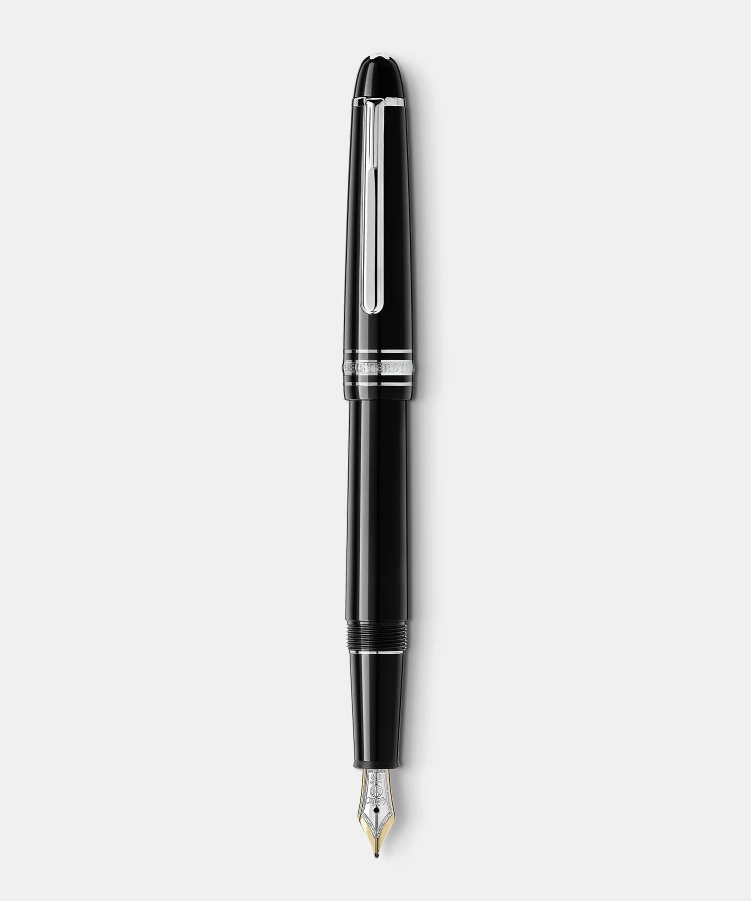 MONTBLANC 【MONTBLANC(モンブラン)公式】 マイスターシュテュック プラチナ 万年筆 ペン先サイズM (MB106522) モンブラン 文房具 ペン・インク シルバー【送料無料】