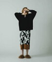 【SALE/50%OFF】LAATO slit neck knit po ラート トップス ニット ネイビー【送料無料】