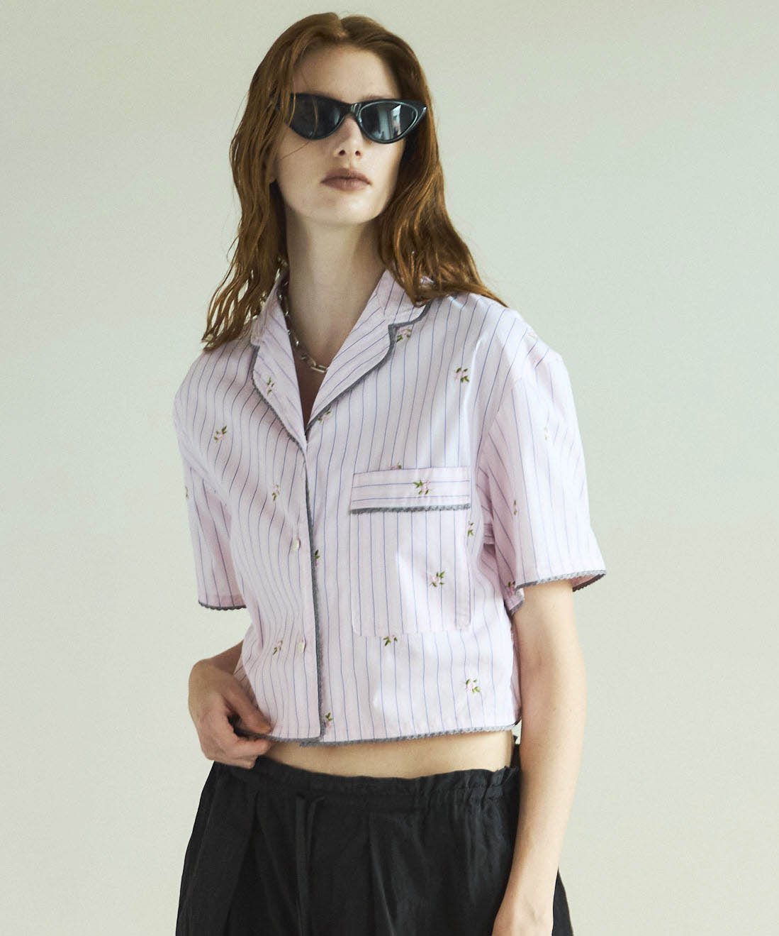 MAISON SPECIAL Pajama Shirt メゾンスペシャル トップス シャツ・ブラウス ピンク