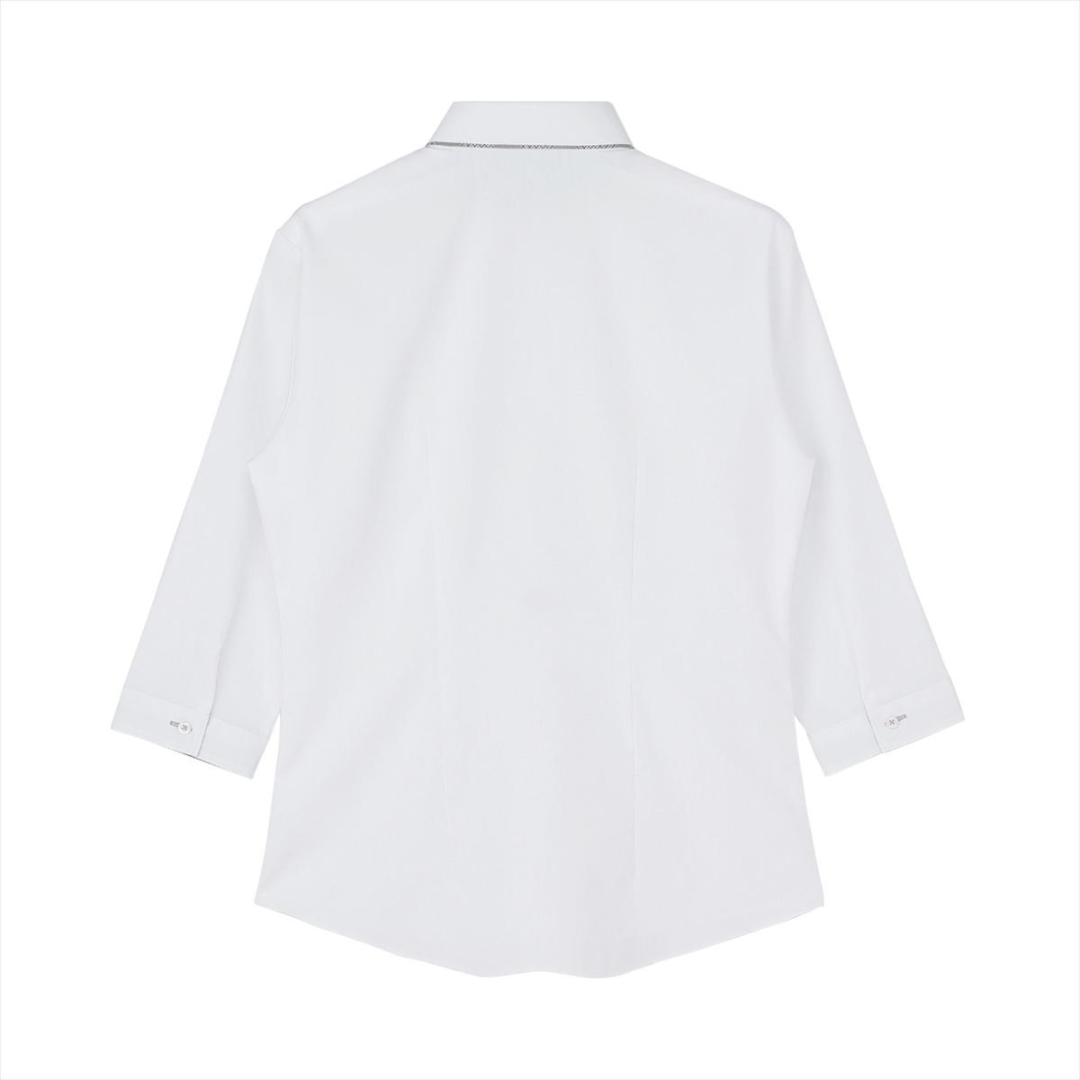 【透け防止】 ワイド 七分袖 形態安定 レディースシャツ BL01J302AB24W1S-90 トーキョーシャツ スーツ・フォーマル Yシャツ・カッターシャツ ホワイト
