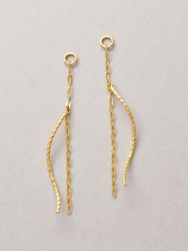 TAKE-UP 【 Palette】K10 ウェーブチャーム テイクアップ ファッション雑貨 チャーム・キーチェーン ゴールド【送料無料】