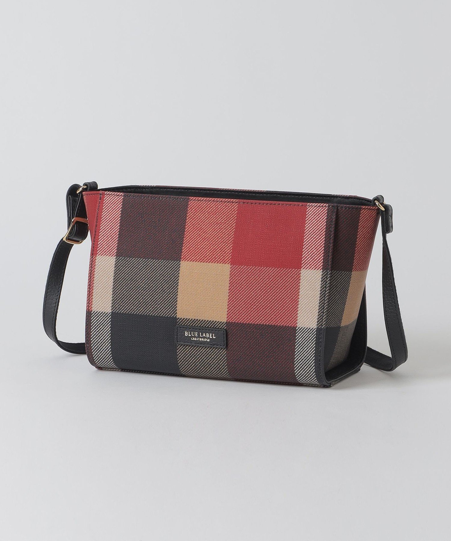 BLUE LABEL CRESTBRIDGE クレストブリッジチェックPVCミニショルダー ブルーレーベル / ブラックレーベル・クレストブリッジ バッグ その他のバッグ ブルー ベージュ レッド ピンク【送料無料】