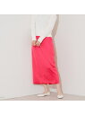 【SALE/30%OFF】Rouge vif la cle ウールサテンスカート ルージュ・ヴィフ ラクレ スカート ロング・マキシスカート ホワイト ピンク【送料無料】