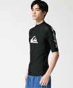 【SALE/40%OFF】QUIKSILVER (M)ALL TIME SR クイックシルバー 水着・スイムグッズ ラッシュガード ブラック ホワイト