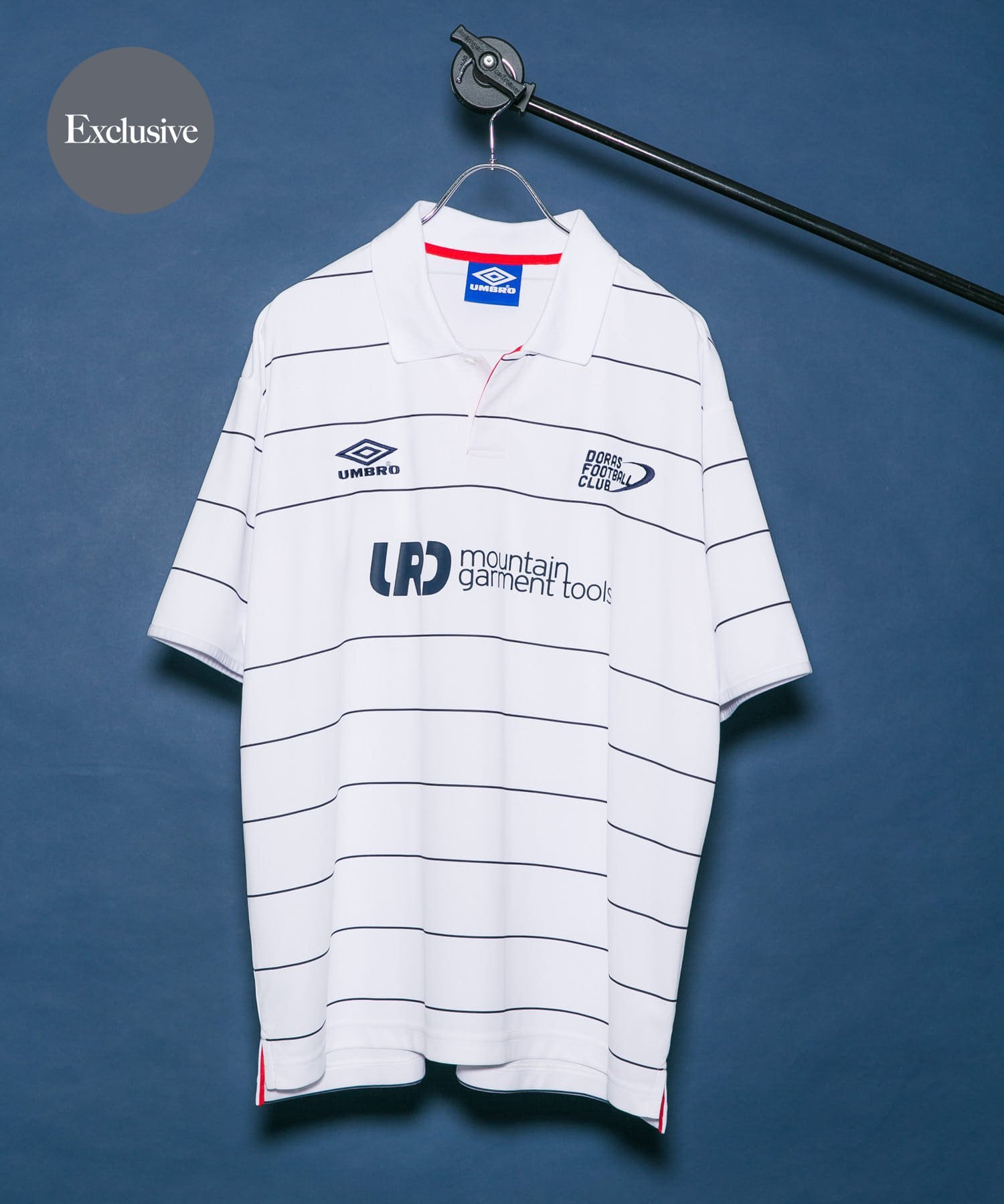 URBAN RESEARCH DOORS 別注 UMBRO*DOORS GAME SHIRTS SHORT-SLEEVE アーバンリサーチドアーズ トップス その他のトップス ホワイト ネイビー【送料無料】