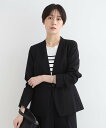 【SALE/60%OFF】INDIVI 【洗える/UVケア/接触冷感/SETUP可能】麻混ノーカラージャケット インディヴィ スーツ・フォーマル セットアップス...