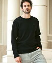 1PIU1UGUALE3 RELAX (M)1PIU1UGUALE3 RELAX/UST-24084 カットオフリブロングTシャツ シフォン トップス カットソー・Tシャツ ブラック ホワイト【送料無料】