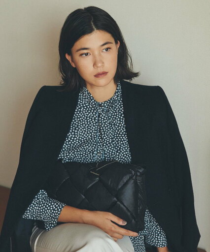 【SALE/33%OFF】TRANS WORK 【ウォッシャブル】ジオメトリックプリントブラウス トランスワーク トップス シャツ・ブラウス ネイビー ベージュ【送料無料】 【SALE/33%OFF】TRANS WORK 【ウォッシャブル】ジオメトリックプリントブラウス トランスワーク トップス シャツ・ブラウス ネイビー ベージュ【送料無料】