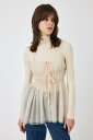 【SALE/30%OFF】MOUSSY TULLE RIBBON キャミ マウジー トップス キャミソール グレー【送料無料】