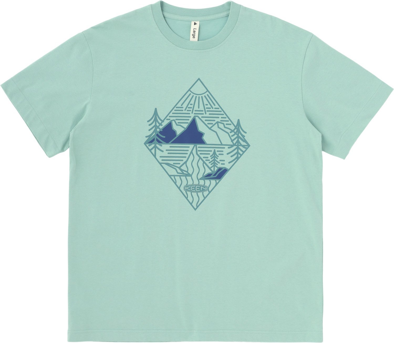 【SALE／30%OFF】KEEN OC/RP DIAMOND LOGO TEE ユニセックス オーシーアールピー ダイアモンド ロゴ ティー キーン トップス カットソー・Tシャツ グリーン【送料無料】