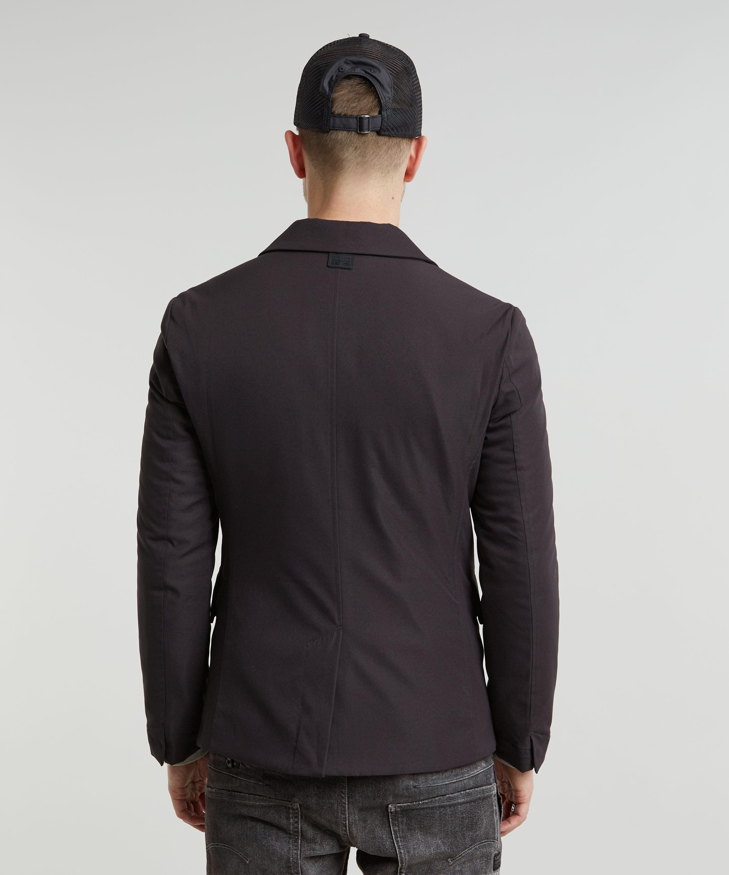 【公式ショップ】CARGO ZIP TECH BLAZER/ライトウェイト中綿テックブレザー ジースターロゥ ジャケット・アウター テーラードジャケット・ブレザー ブラック