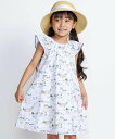 BeBe 【お揃い】ブローニュプリントローンフレアワンピース(80~150cm) ベベ オンライン ストア ワンピース・ドレス ワンピース ホワイト【送料無料】