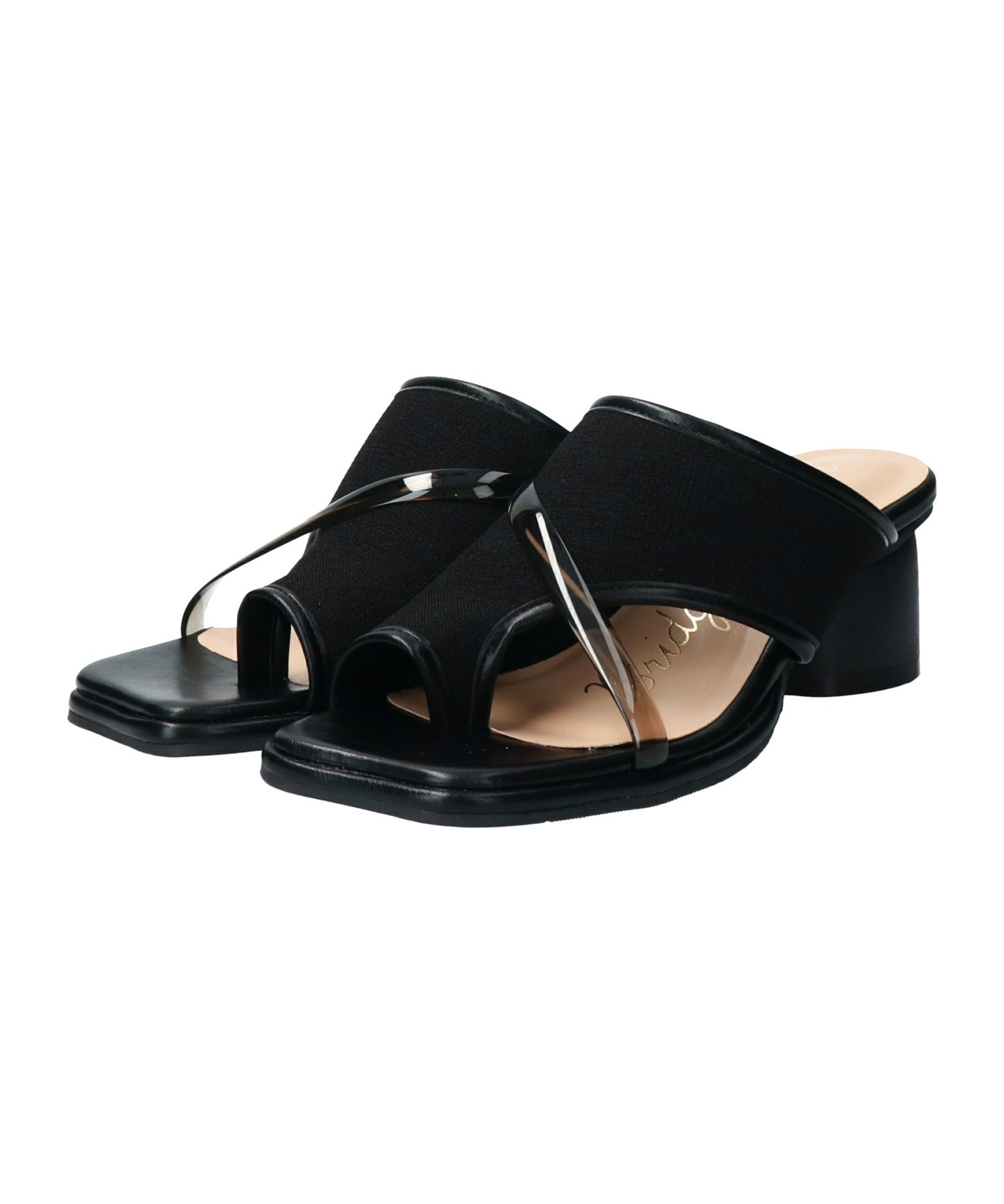 【SALE／30%OFF】Bridget Birkin 【Bridget Birkin】甲深トングサンダル ブリジットバーキン シューズ・靴 サンダル ベージュ ブラウン ブルー【送料無料】