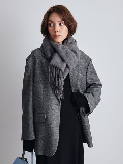 Mila Owen BIGコートジャケット ミラオーウェン ジャケット・アウター その他のジャケット・アウター グレー ベージュ【送料無料】のサムネイル