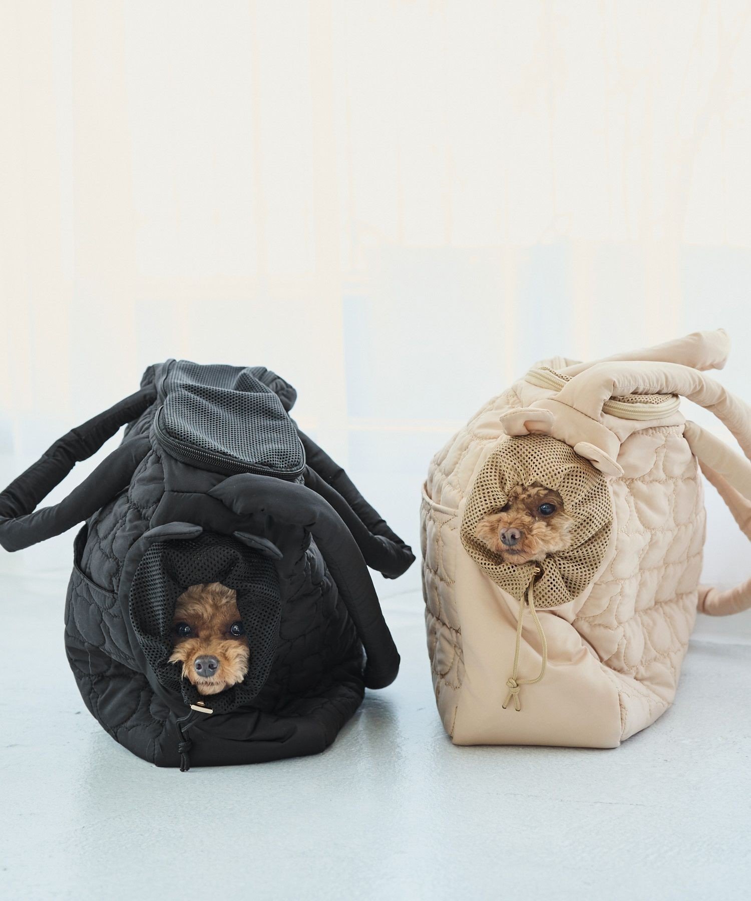 【SALE／40%OFF】ROPE' PICNIC PASSAGE 【DOG】クマキルティングキャリートート/2WAY ロペピクニック ペット用品 ペットウェア・ペット服 ブラック ベージュ【送料無料】 stylife-15680461 Rakuten Fashion サンプル画像3