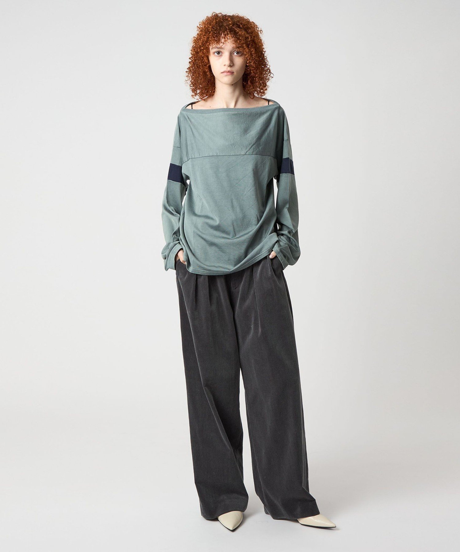 【SALE／30%OFF】6(ROKU) ＜6(ROKU)＞コットン コーデュロイ パンツ 25FW ユナイテッドアローズ アウトレット パンツ スラックス・ドレスパンツ グレー【送料無料】 stylife-15708443 Rakuten Fashion サンプル画像3